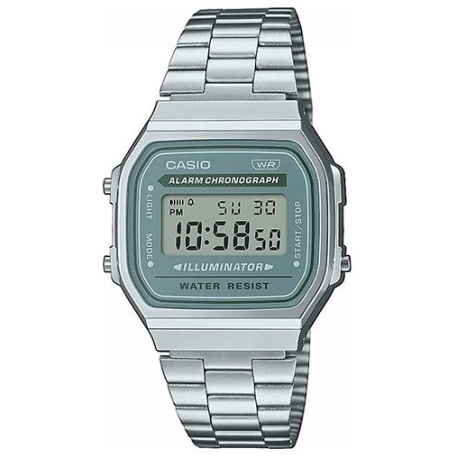 Reloj Casio Vintage GREEN/ SILVER